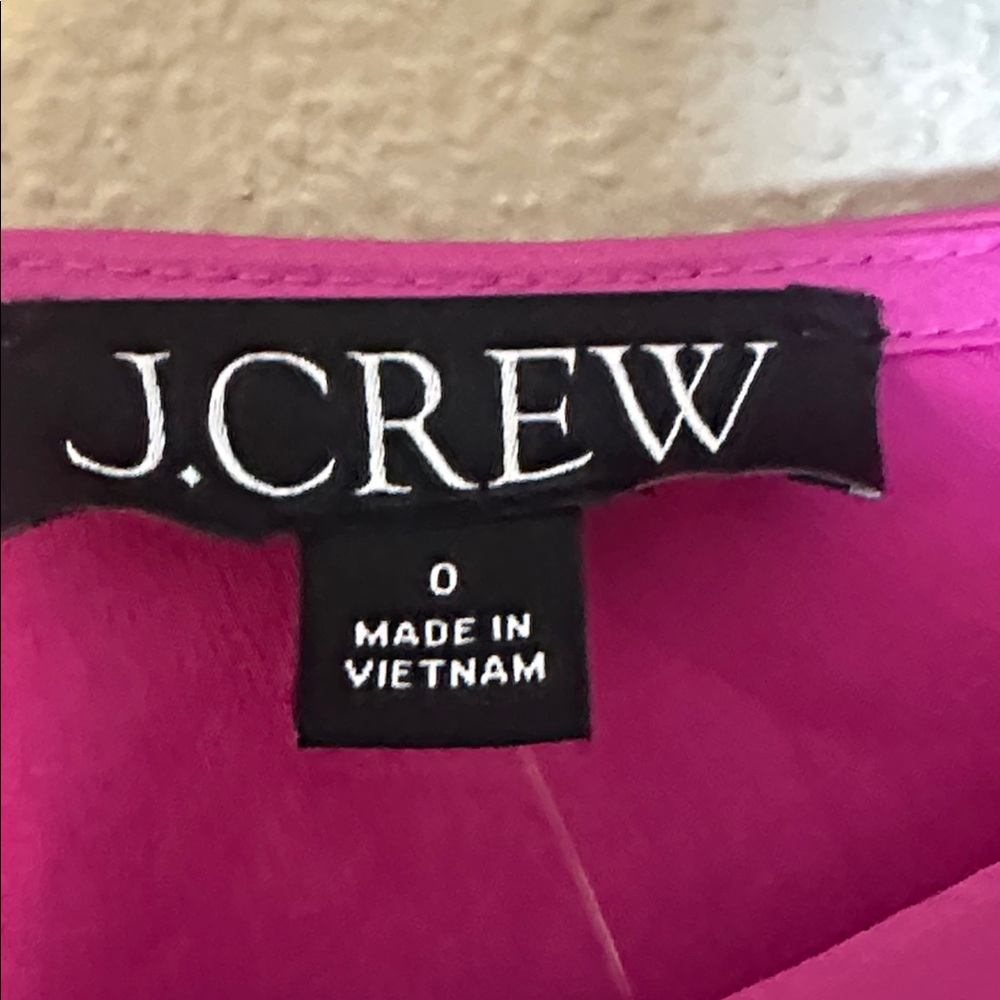 J Crew Winter Garden Dress Pink Size 0 NWT - Picture 5 of 8